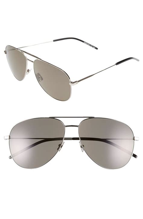 ysl monogram aviator sunglasses|nordstrom saint laurent sunglasses.